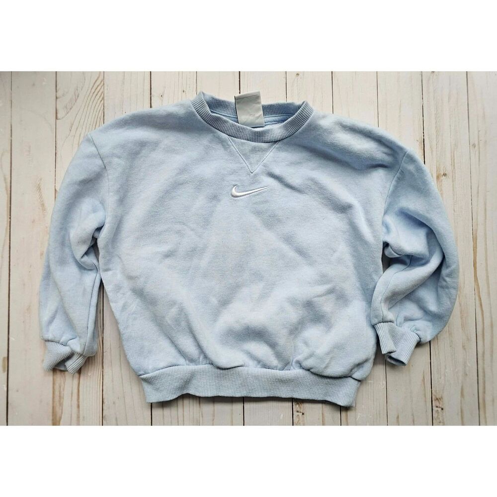 Classic Nike Light Blue Crewneck Sweatshirt 3-4Y